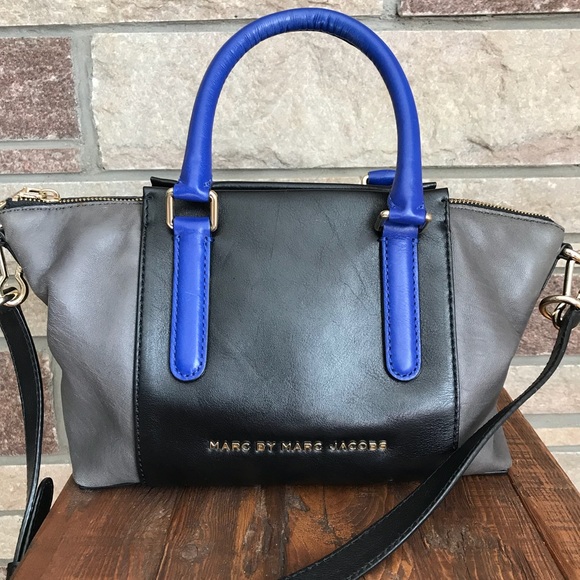 Marc Jacobs Authentic Colorblock Satchel Tote Crossbody 💫 - Picture 7 of 7